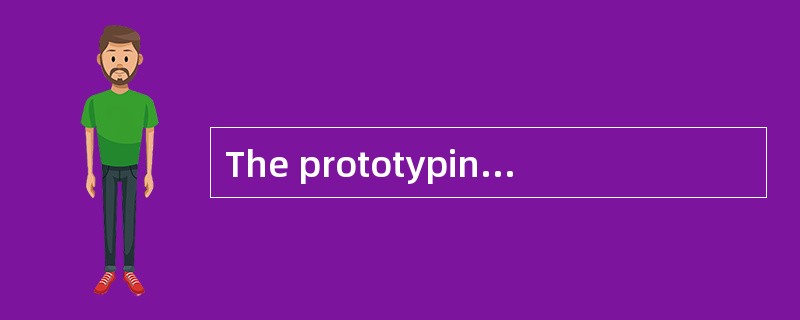 The prototyping method is a dynamic desi