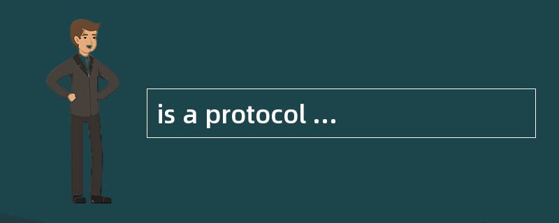 is a protocol that a host uses to inform