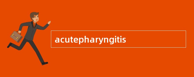acutepharyngitis
