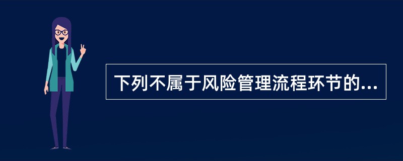 下列不属于风险管理流程环节的是（）。