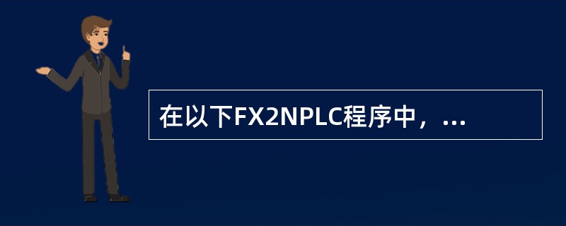 在以下FX2NPLC程序中，优先信号级别最高的是（）。