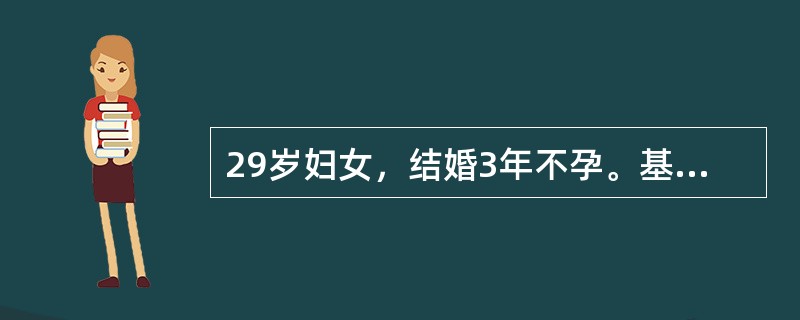 29岁妇女，结婚3年不孕。基础体温曲线呈单相型，经前5天取宫颈粘液，其特征应是（