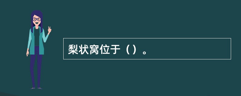 梨状窝位于（）。