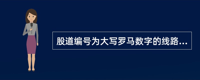 股道编号为大写罗马数字的线路属于什么线？