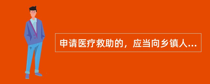 申请医疗救助的，应当向乡镇人民政府、街道办事处提出，经审核、公示后，由下列哪个部