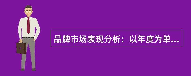 品牌市场表现分析：以年度为单位开展品牌市场表现分析，着重把握重点品牌的销量、（）