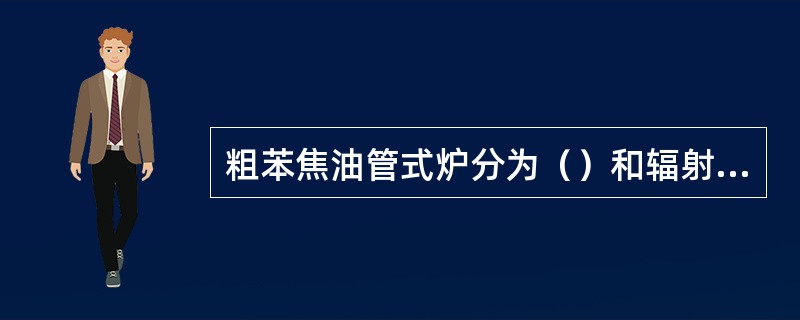 粗苯焦油管式炉分为（）和辐射段两部分。