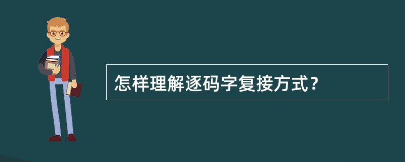 怎样理解逐码字复接方式？