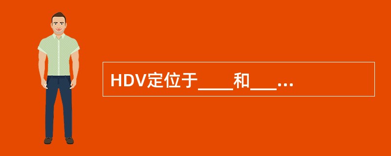 HDV定位于____和____内，在血液中由____所包裹。