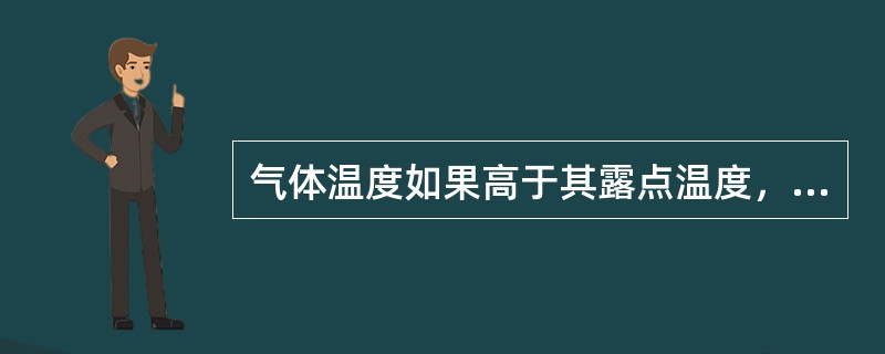 气体温度如果高于其露点温度，称为（）气体。