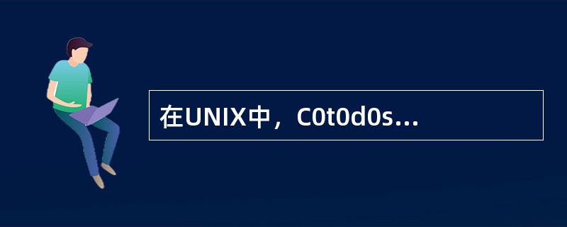 在UNIX中，C0t0d0s0中的C、D、S分别代表什么？