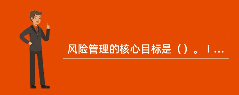 风险管理的核心目标是（）。Ⅰ．在成本、资源既定的前提下实现最大程度的安全保障Ⅱ．