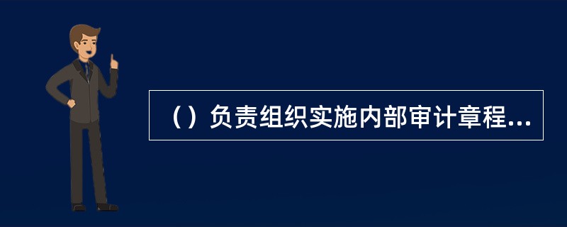 （）负责组织实施内部审计章程、中长期审计规划和年度工作计划，及时向董事会和高级管