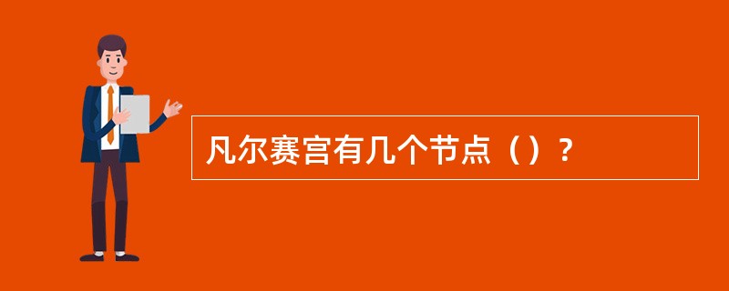 凡尔赛宫有几个节点（）？