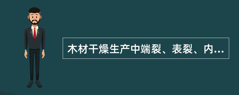 木材干燥生产中端裂、表裂、内裂是如何产生的、如何预防？