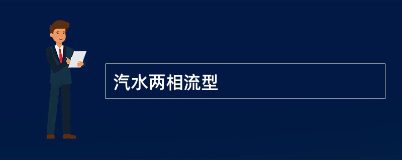 汽水两相流型