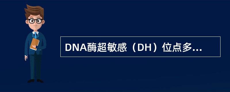 DNA酶超敏感（DH）位点多数存在于（）。
