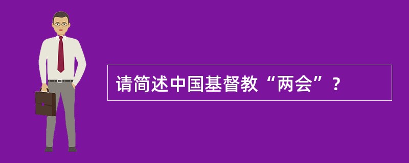 请简述中国基督教“两会”？