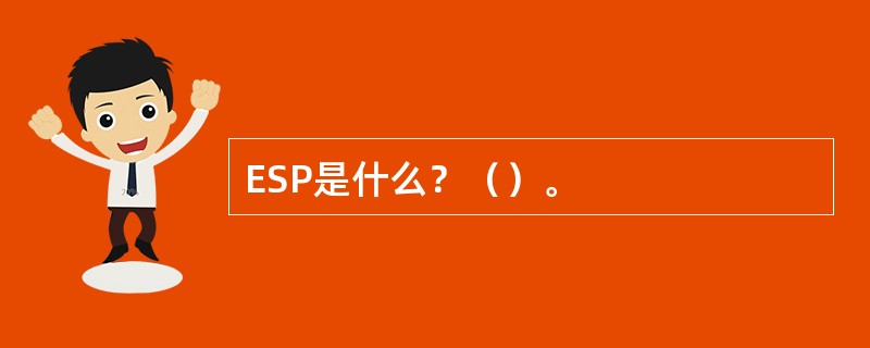 ESP是什么？（）。