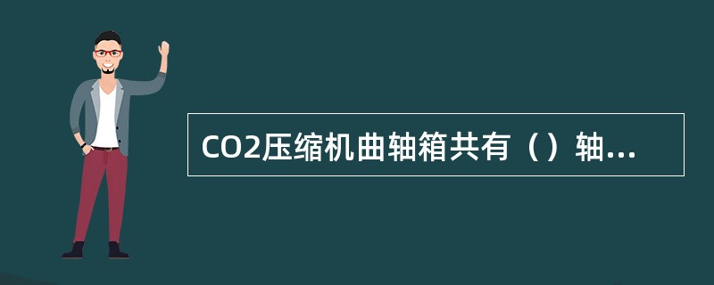 CO2压缩机曲轴箱共有（）轴承测温点。