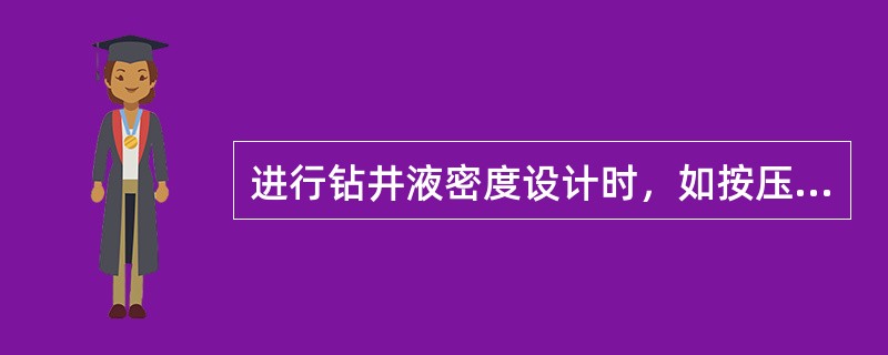 进行钻井液密度设计时，如按压力计算，气层密度附加安全系数是（）。