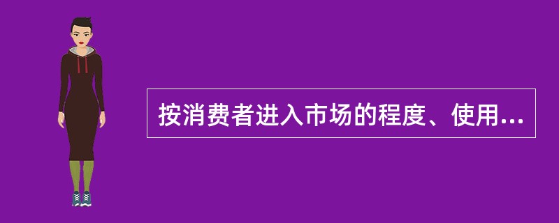 按消费者进入市场的程度、使用频率、偏好程度等变量进行市场细分属于（）。