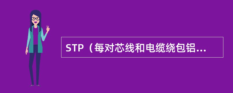 STP（每对芯线和电缆绕包铝箔、加铜编织网）、FTP（纵包铝箔）和SFTP（纵包