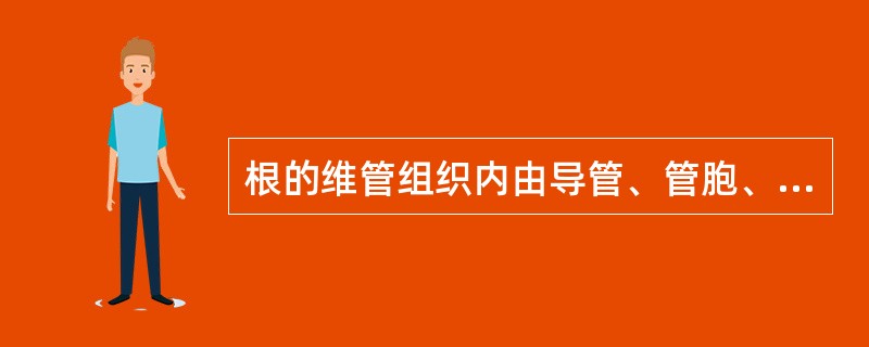 根的维管组织内由导管、管胞、筛管、伴胞、纤维等组成（）系统，由维管射线组成（）系