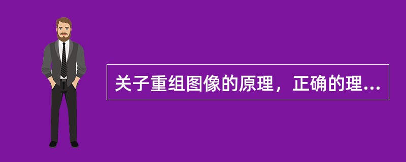 关子重组图像的原理，正确的理解是：（）