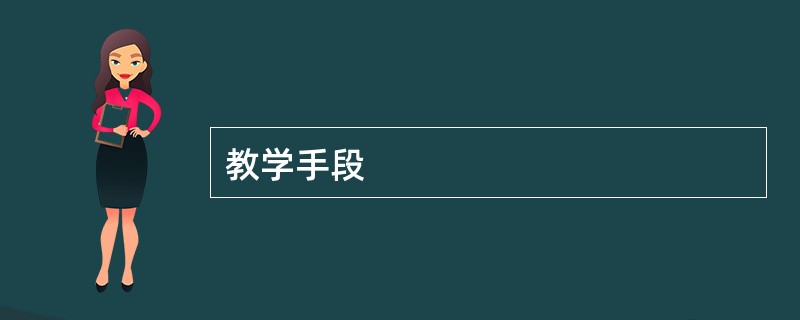 教学手段