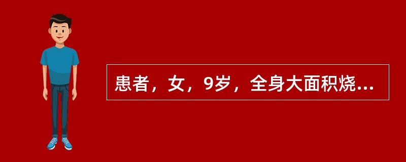 患者，女，9岁，全身大面积烧伤后24小时，此时护士应重点观察的指标是（）。