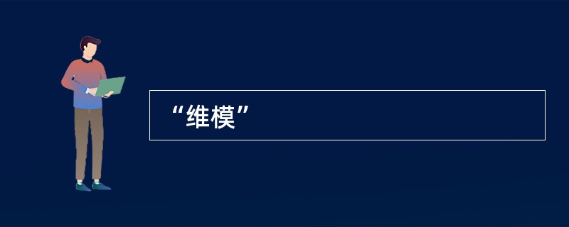 “维模”