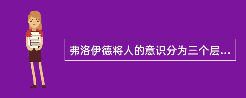 弗洛伊德将人的意识分为三个层次，即意识、无意识和（）。