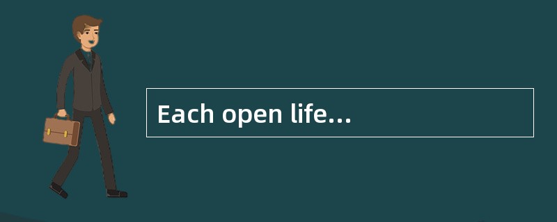 Each open lifeboat carried on a vessel o