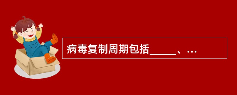 病毒复制周期包括_____、_____、_____、_____四个步骤。