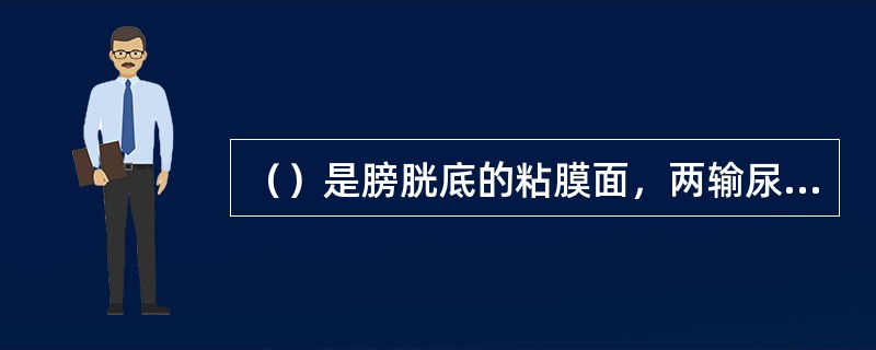 （）是膀胱底的粘膜面，两输尿管口与尿道内口之间的三角区。