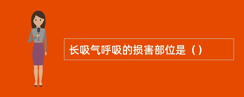 长吸气呼吸的损害部位是（）