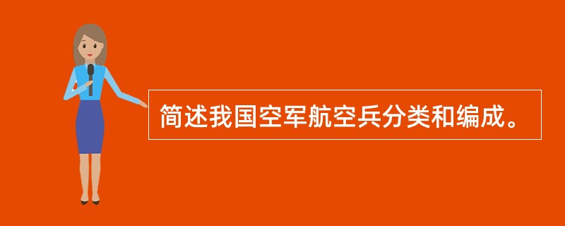 简述我国空军航空兵分类和编成。