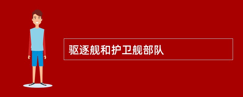 驱逐舰和护卫舰部队