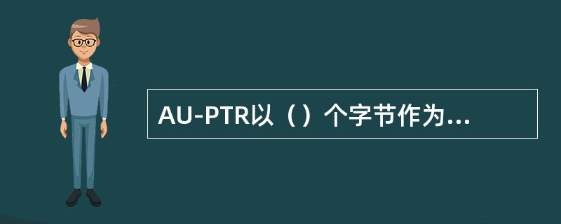 AU-PTR以（）个字节作为一个调整单位。