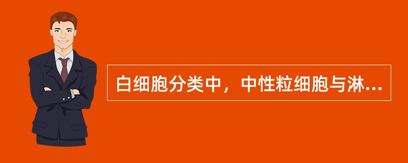 白细胞分类中，中性粒细胞与淋巴细胞的比例大致相等的时间是（）