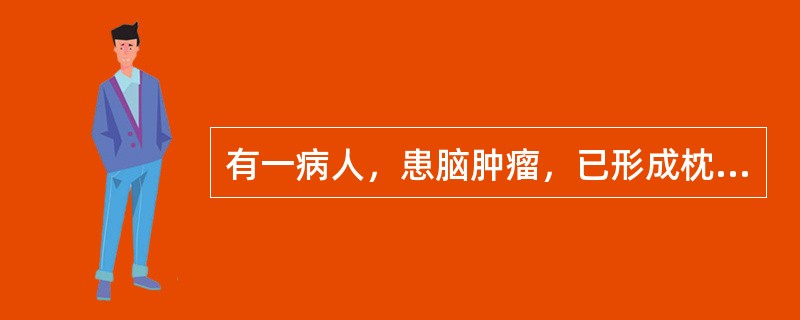 有一病人，患脑肿瘤，已形成枕骨大孔疝，可能是什么肿瘤（）