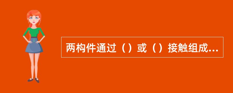 两构件通过（）或（）接触组成的运动副称为高副。