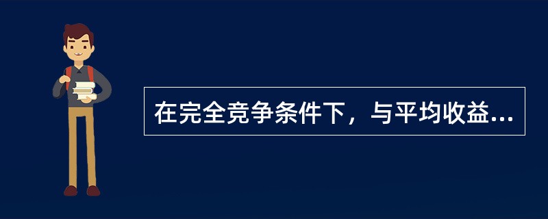 在完全竞争条件下，与平均收益曲线重叠的是价格曲线、（）、边际收益曲线