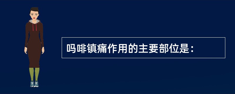 吗啡镇痛作用的主要部位是：