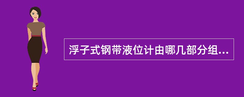 浮子式钢带液位计由哪几部分组成？