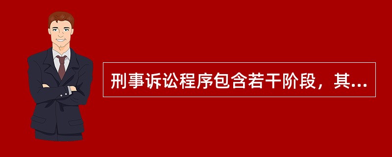 刑事诉讼程序包含若干阶段，其开始的标志是（）