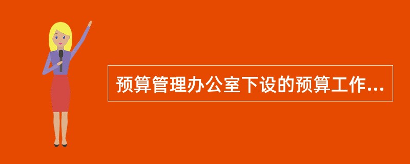 预算管理办公室下设的预算工作小组是（）。