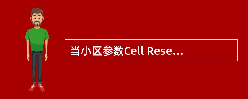 当小区参数Cell Reserved for operatoruse设置为Res