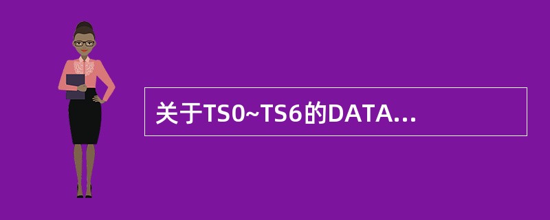 关于TS0~TS6的DATA域，以下说法错误的是（）